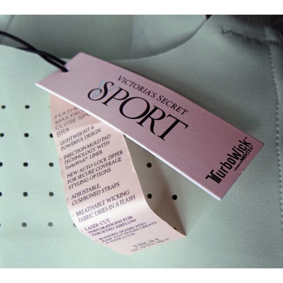 Victoria's Secret VSX Featherweight Max Front Close Sports Bra High Support 34B - Picture 9 of 11